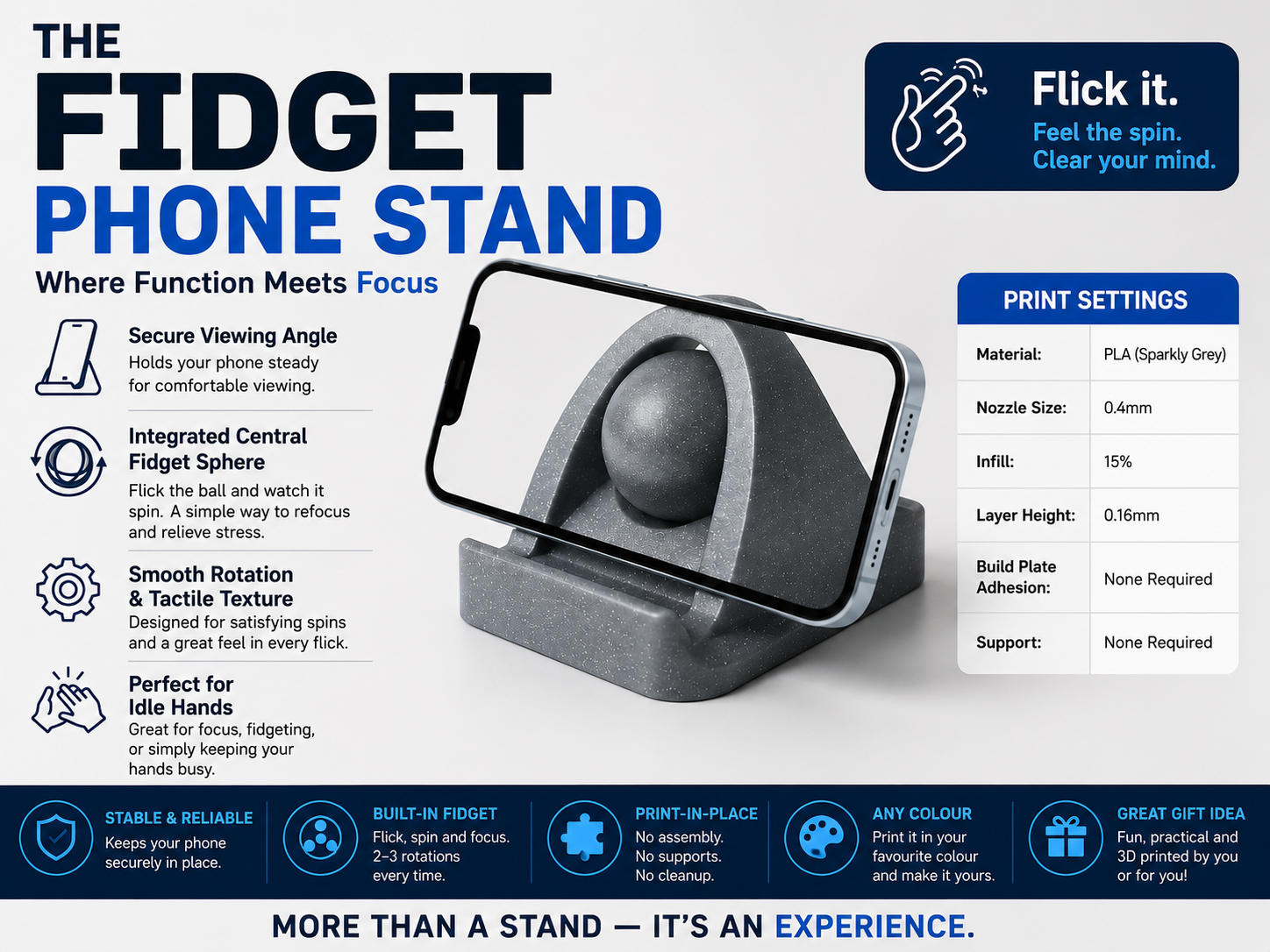 Fidget Phone Stand
